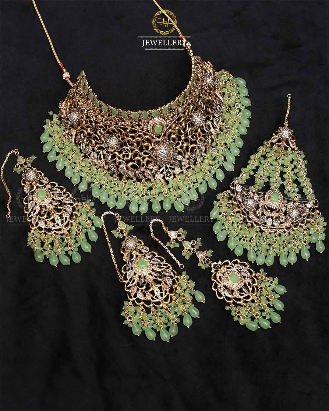 Designer Rajwadi Bridal set-2173