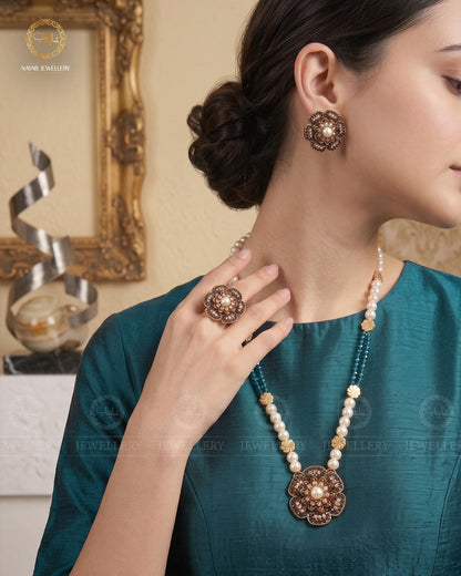 Turkish Locket combo set L-911