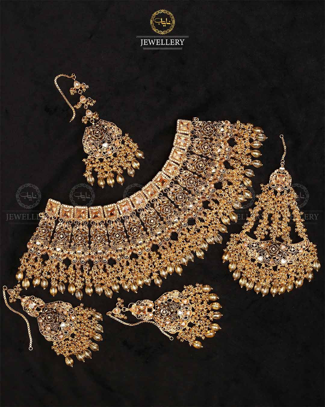 Designer Rajwadi Bridal set-2174