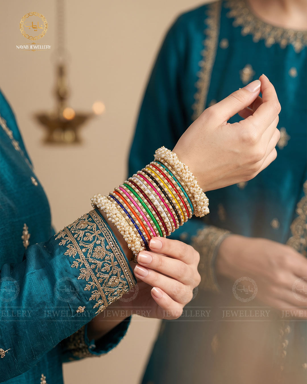 Gajra Multi Bridal Bangles set-2549