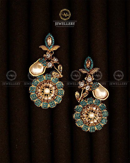 Turkish Flower Earrings-2943