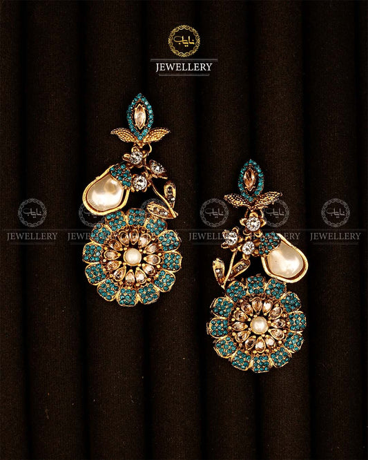 Turkish Flower Earrings-2943