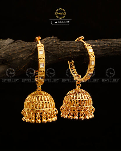 China Gold Jhumka E-302