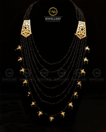 Hyedrabadi 7 lara Mala (without Earrings)-2832