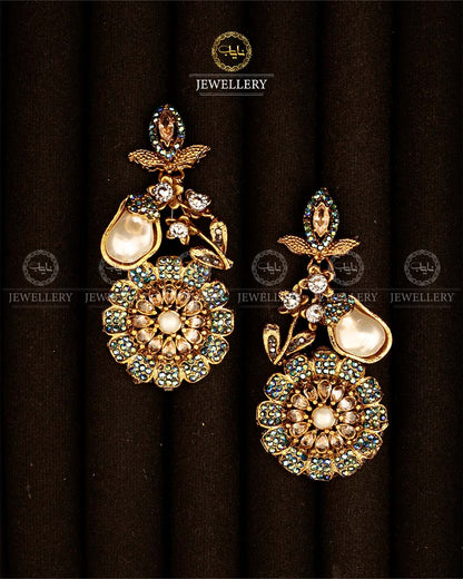 Turkish Flower Earrings-2943