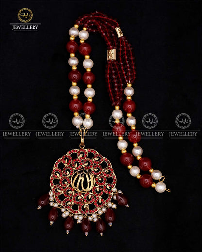 Zeenat Calligraphy Allah Pendant-2643 Nayab Jewellery