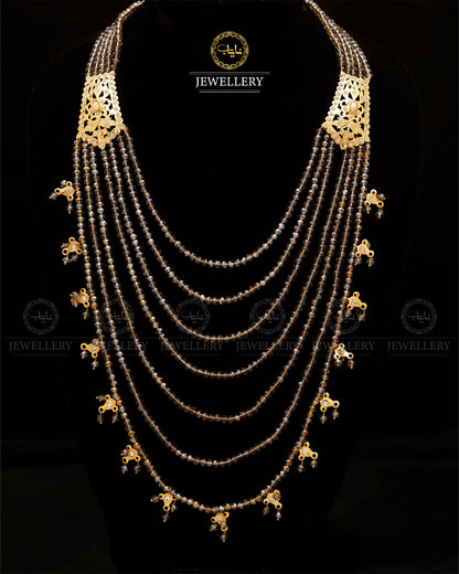 Hyedrabadi 7 lara Mala (without Earrings)-2832