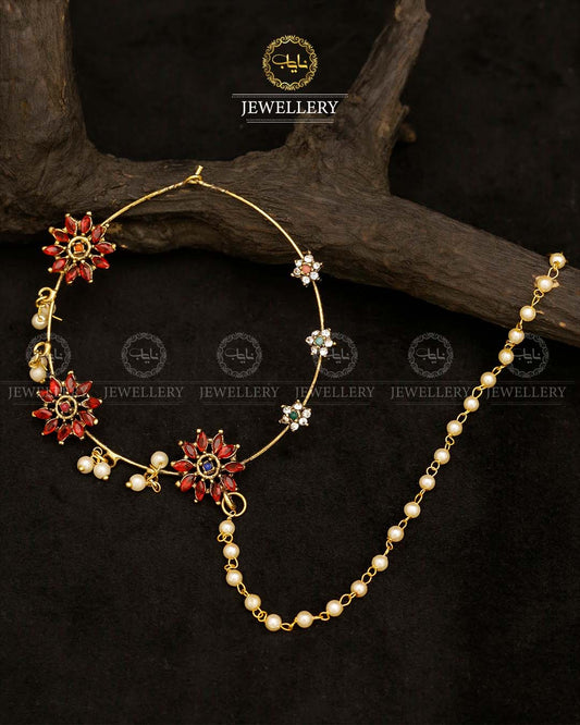 Bridal zarcon Nath (Nose ring)-2787