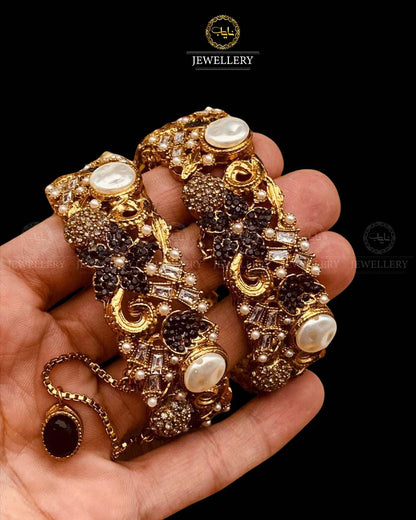Turkish Openable Bangles (pair) BL-5042