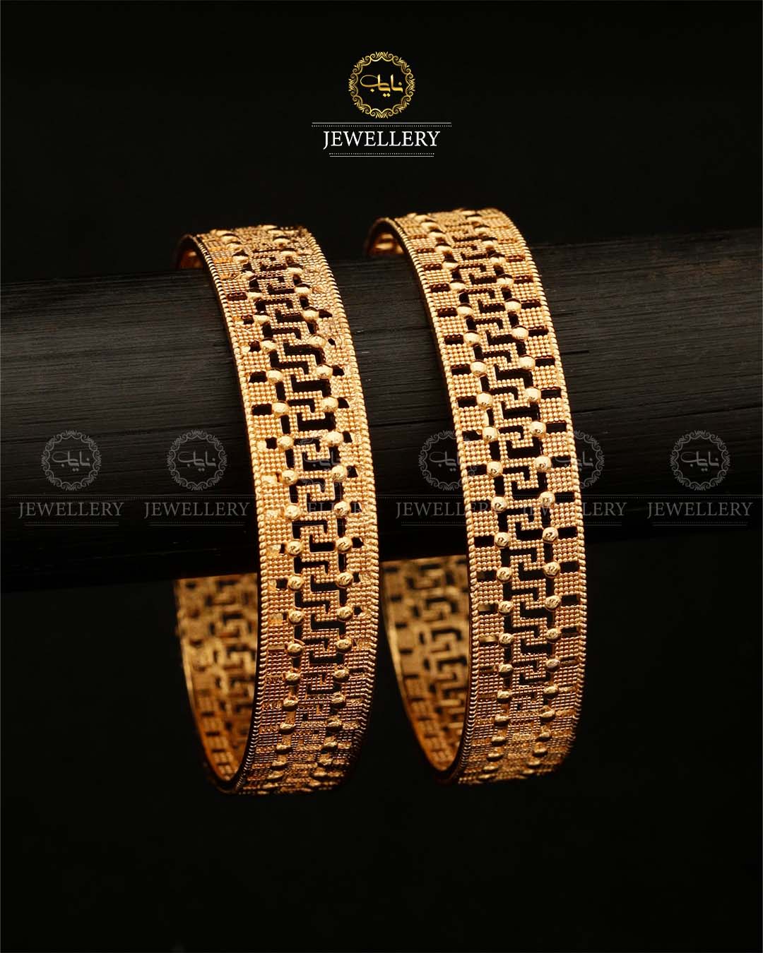 China Gold Bangles (pair) BL-5038