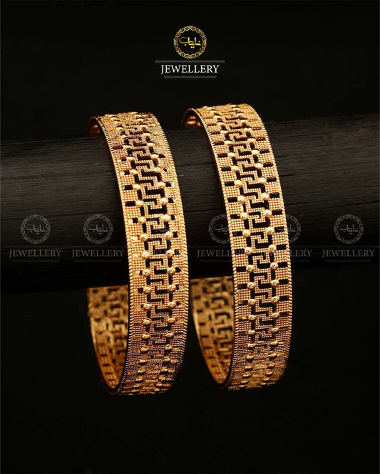 China Gold Bangles (pair) BL-5038