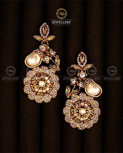 Turkish Flower Earrings-2943