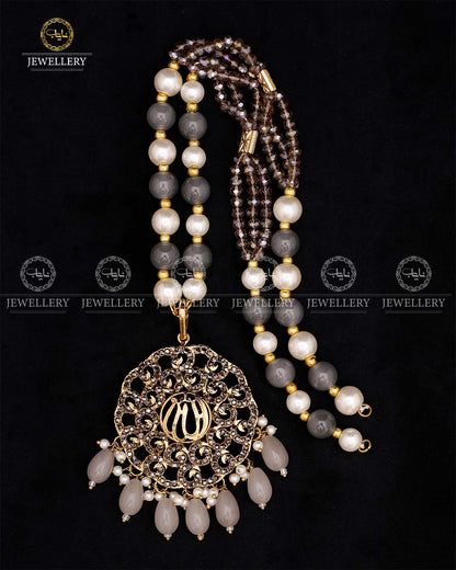 Zeenat Calligraphy Allah Pendant-2643 Nayab Jewellery
