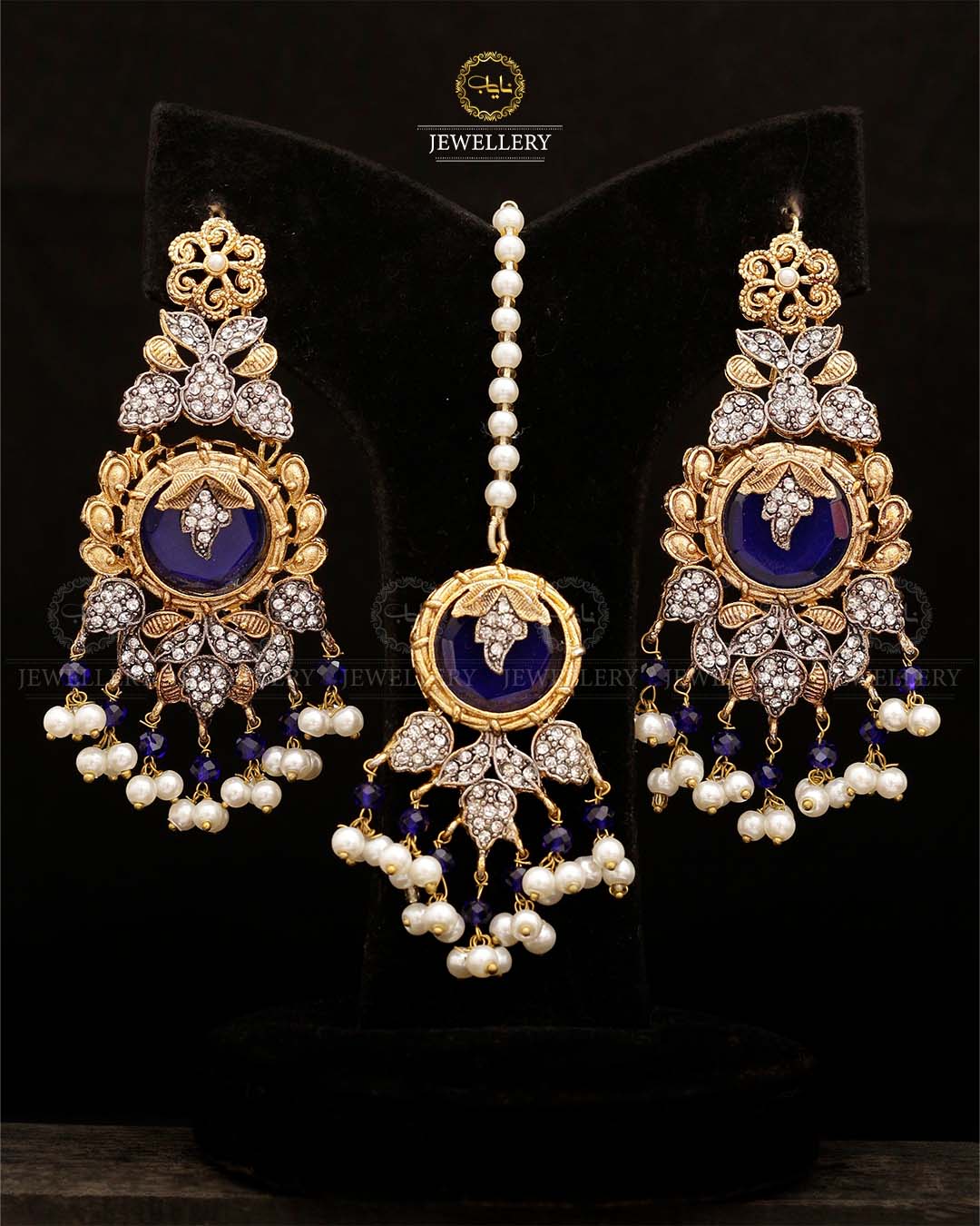 Turkish Designer Earrings Tika set-2870