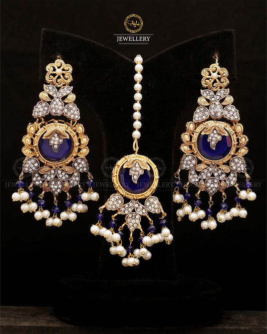 Turkish Designer Earrings Tika set-2870