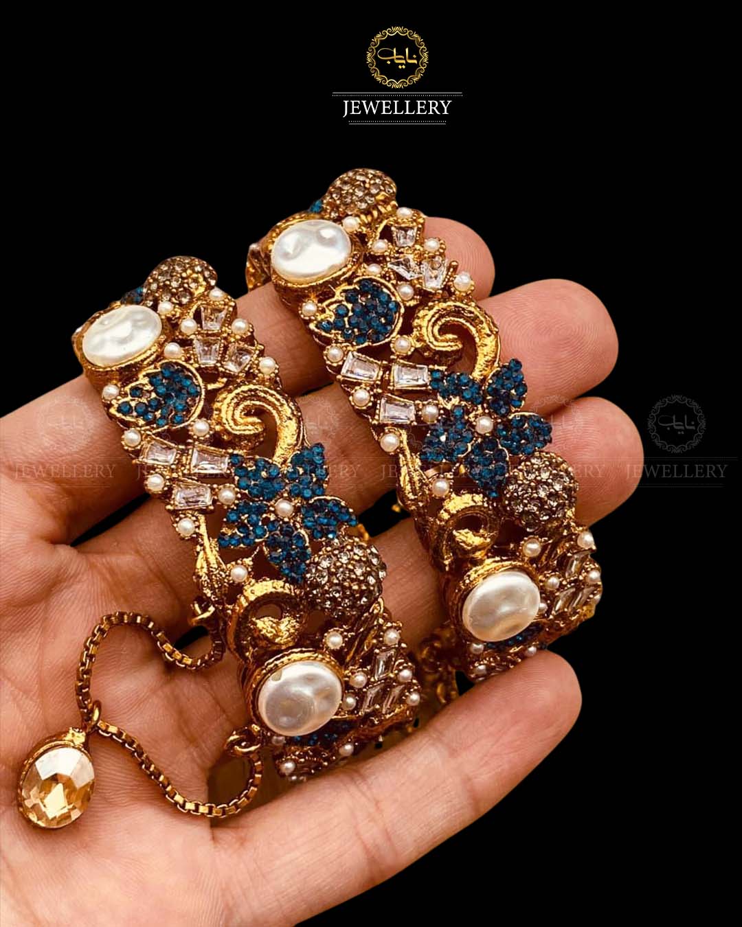 Turkish Openable Bangles (pair) BL-5042