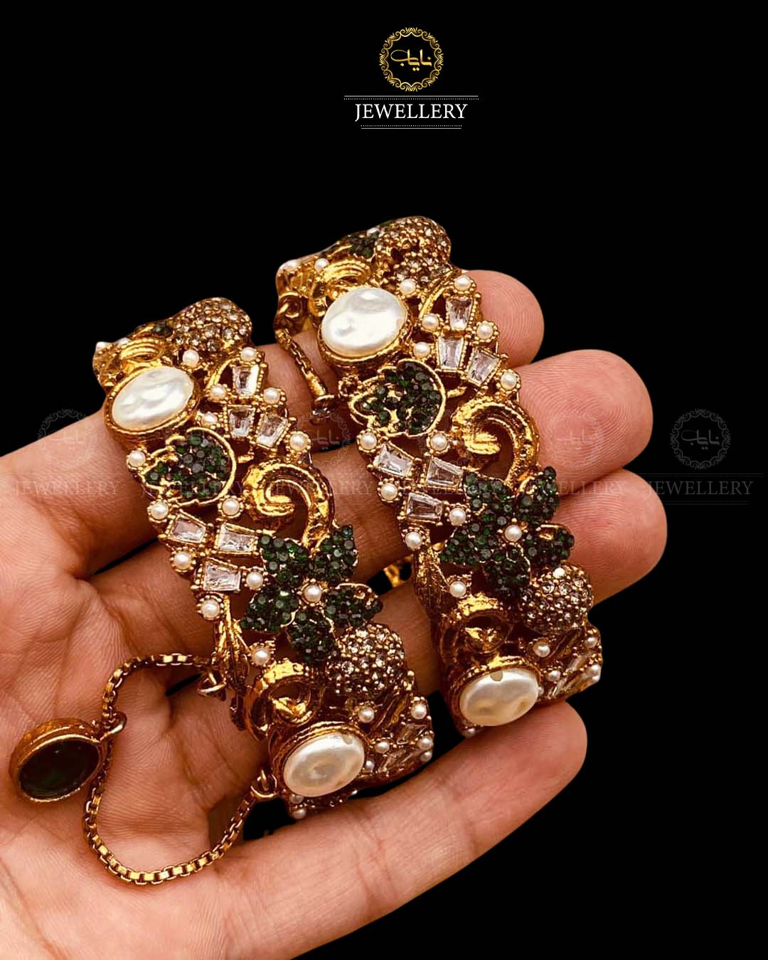 Turkish Openable Bangles (pair) BL-5042