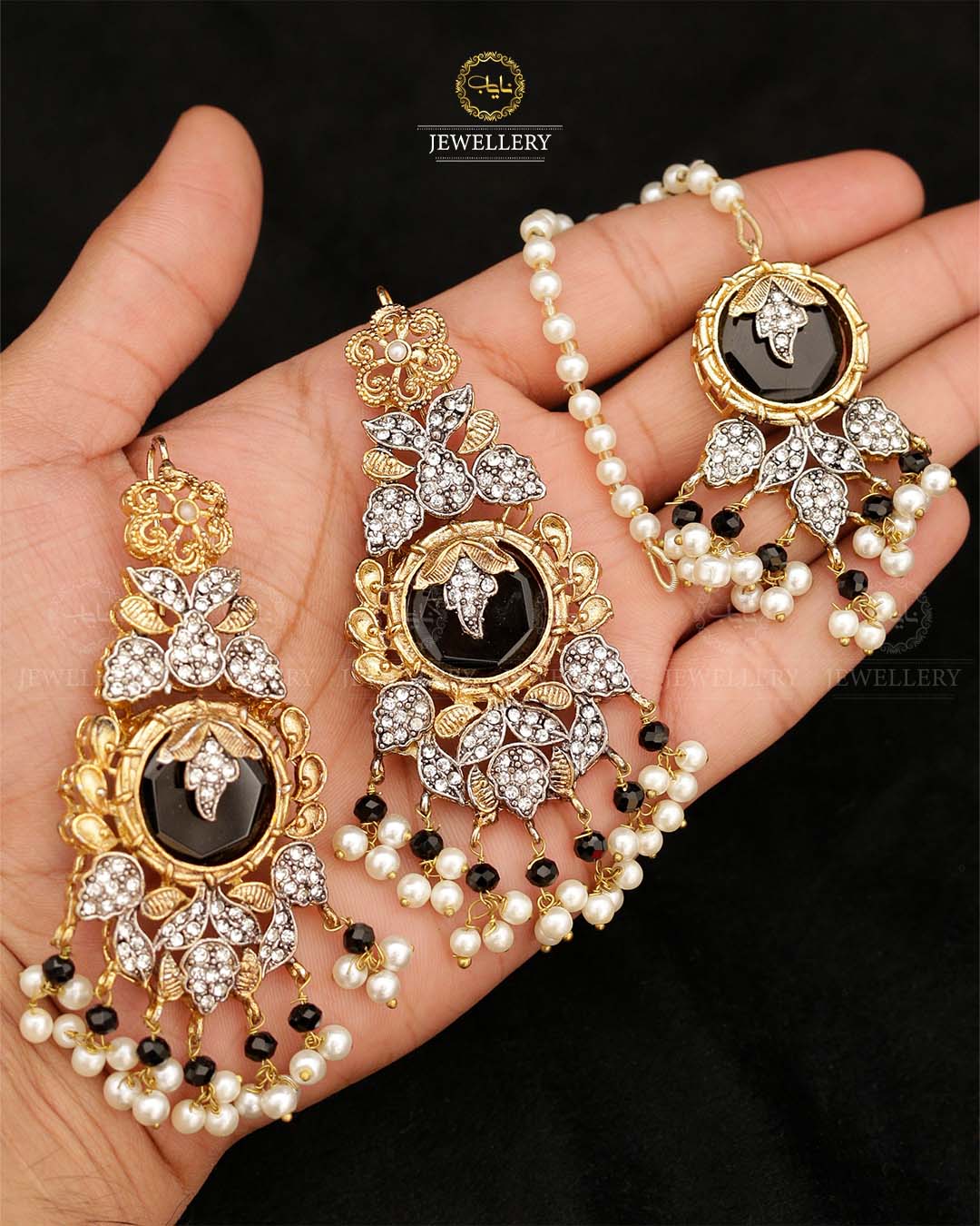 Turkish Designer Earrings Tika set-2870
