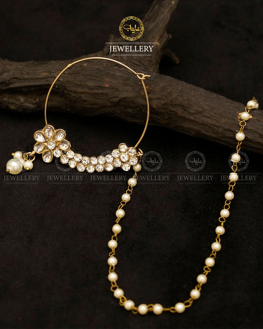 Uncut Antique Bridal Nath (nose ring)-2783