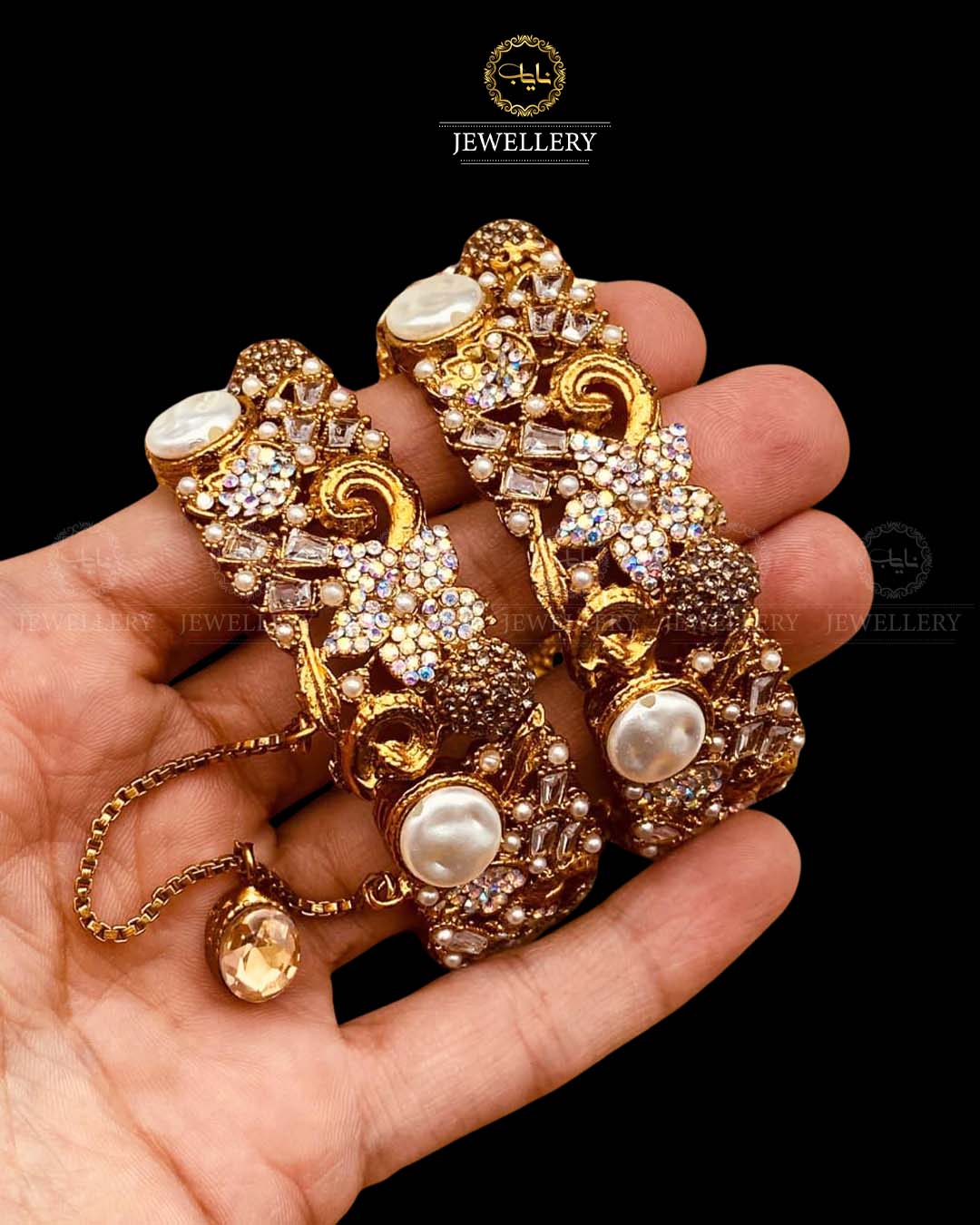 Turkish Openable Bangles (pair) BL-5042