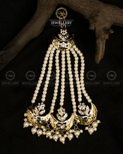 Gold plated Hyedrabadi Bridal jhumer-2797