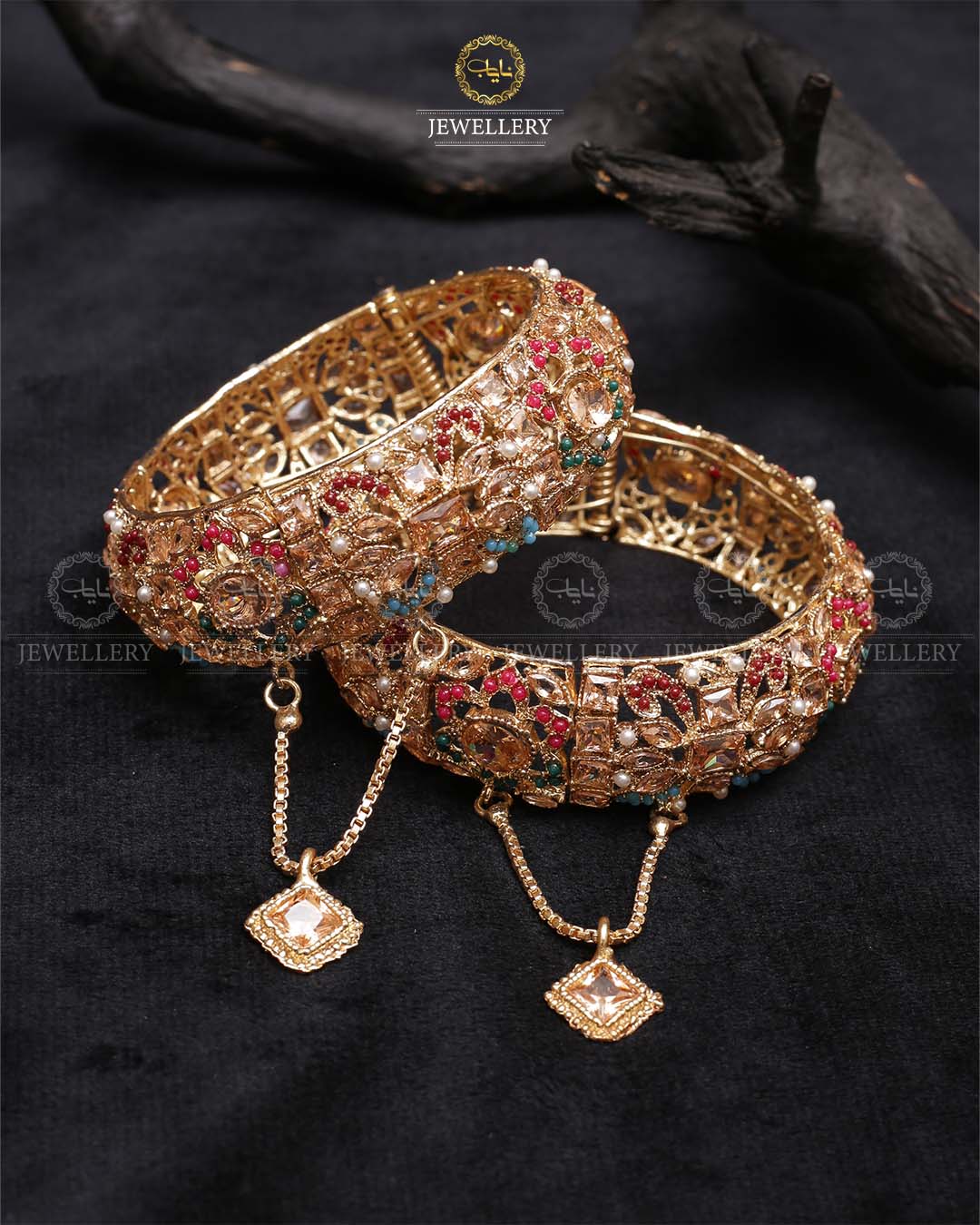 Zarcon Openable Bangles-2239