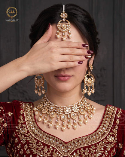 Uncut Kundan Necklace set N-1028