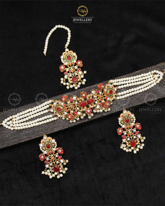 Noratan Guluband set with Tika-2711 Nayab Jewellery