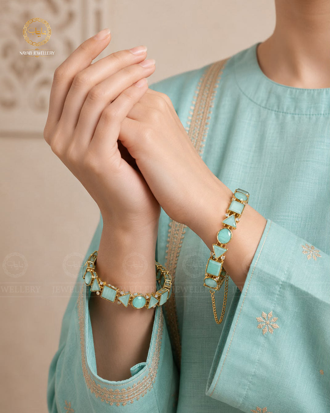 Egyptian openable Bangles (pair) BL-5039