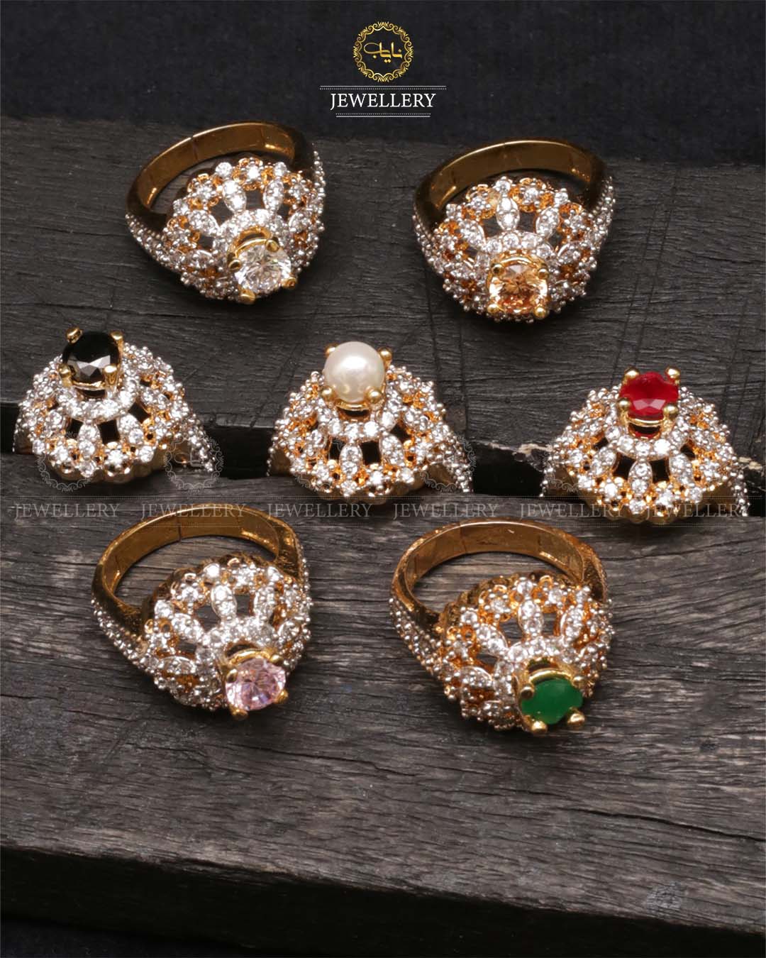 Jarao Adjustable ring-2474 Nayab Jewellery