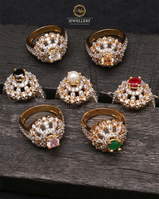 Jarao Adjustable ring-2474 Nayab Jewellery