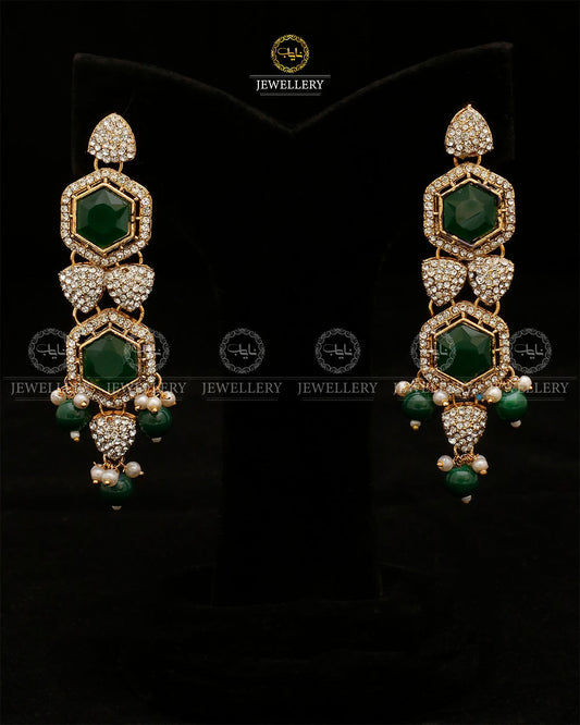 Turkish Long Earrings-2522 Nayab Jewellery