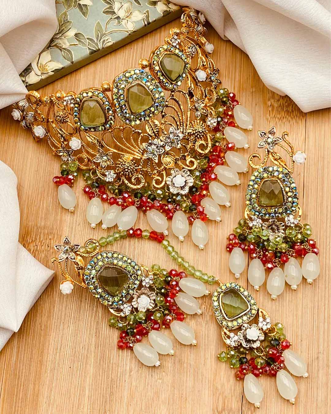 Turkish Collar Necklace set-2318