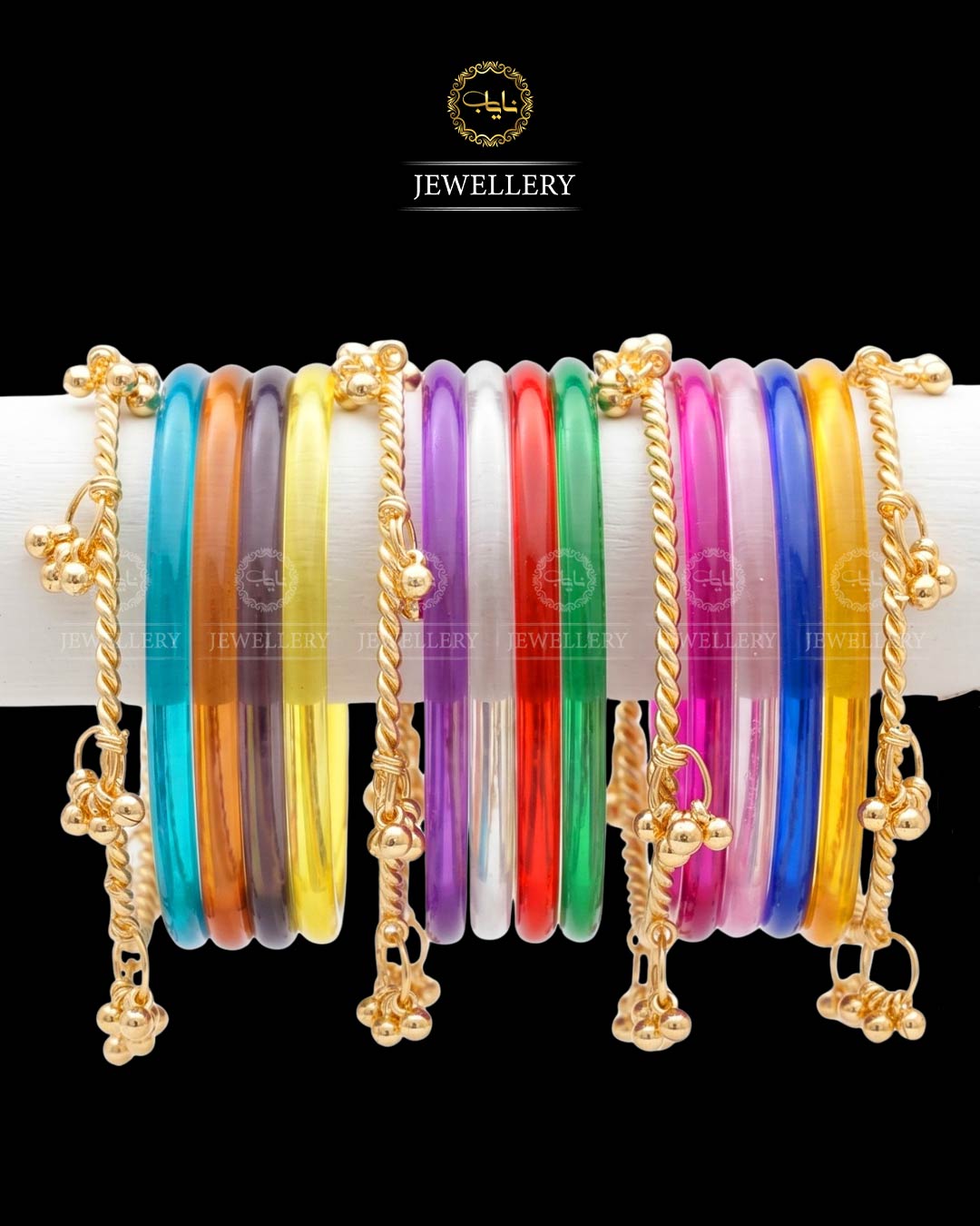 Viral Kashmiri Jelly 16 pcs Bangles set BL-5060