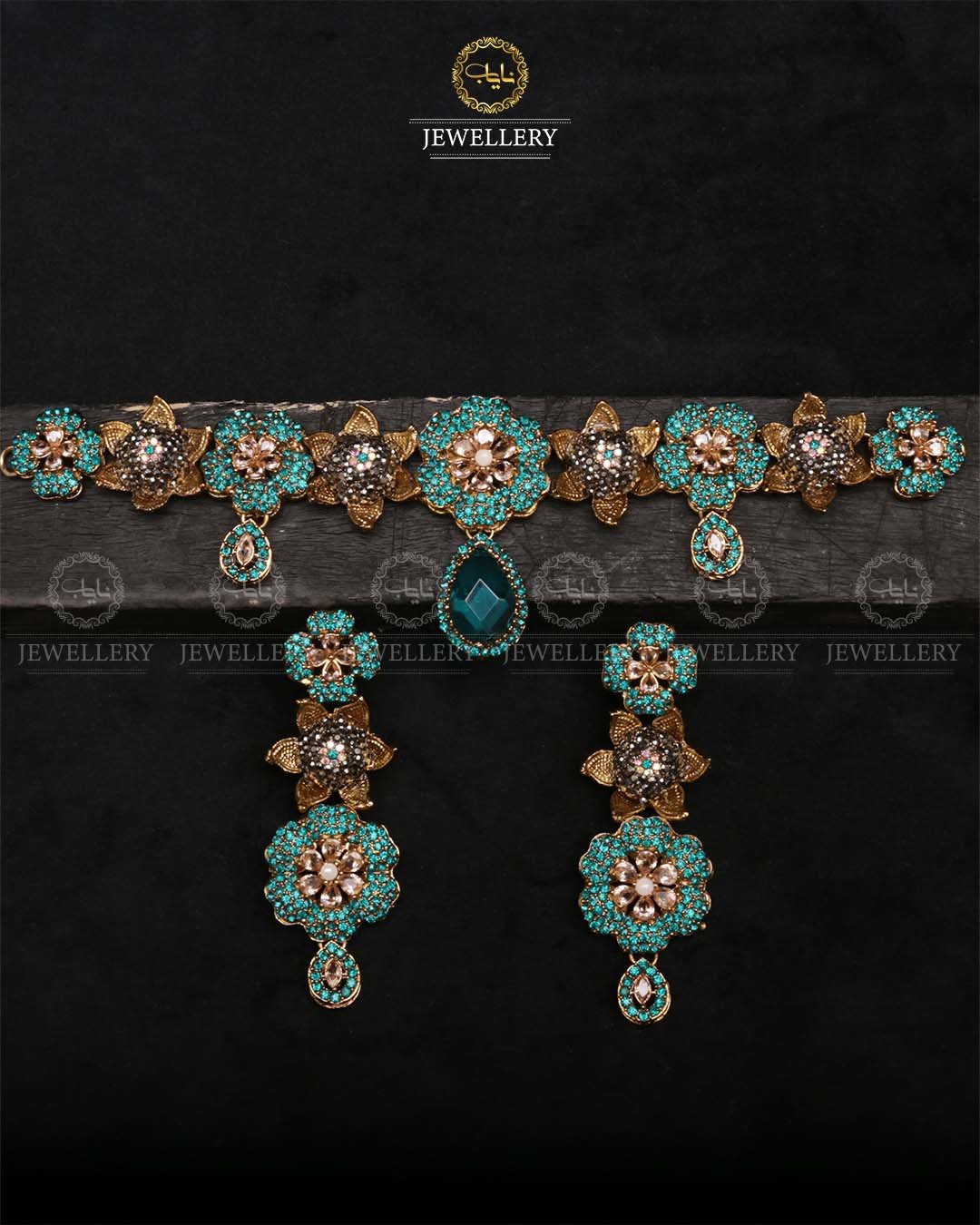 Turkish Designer Chokar set-2342 Nayab Jewellery