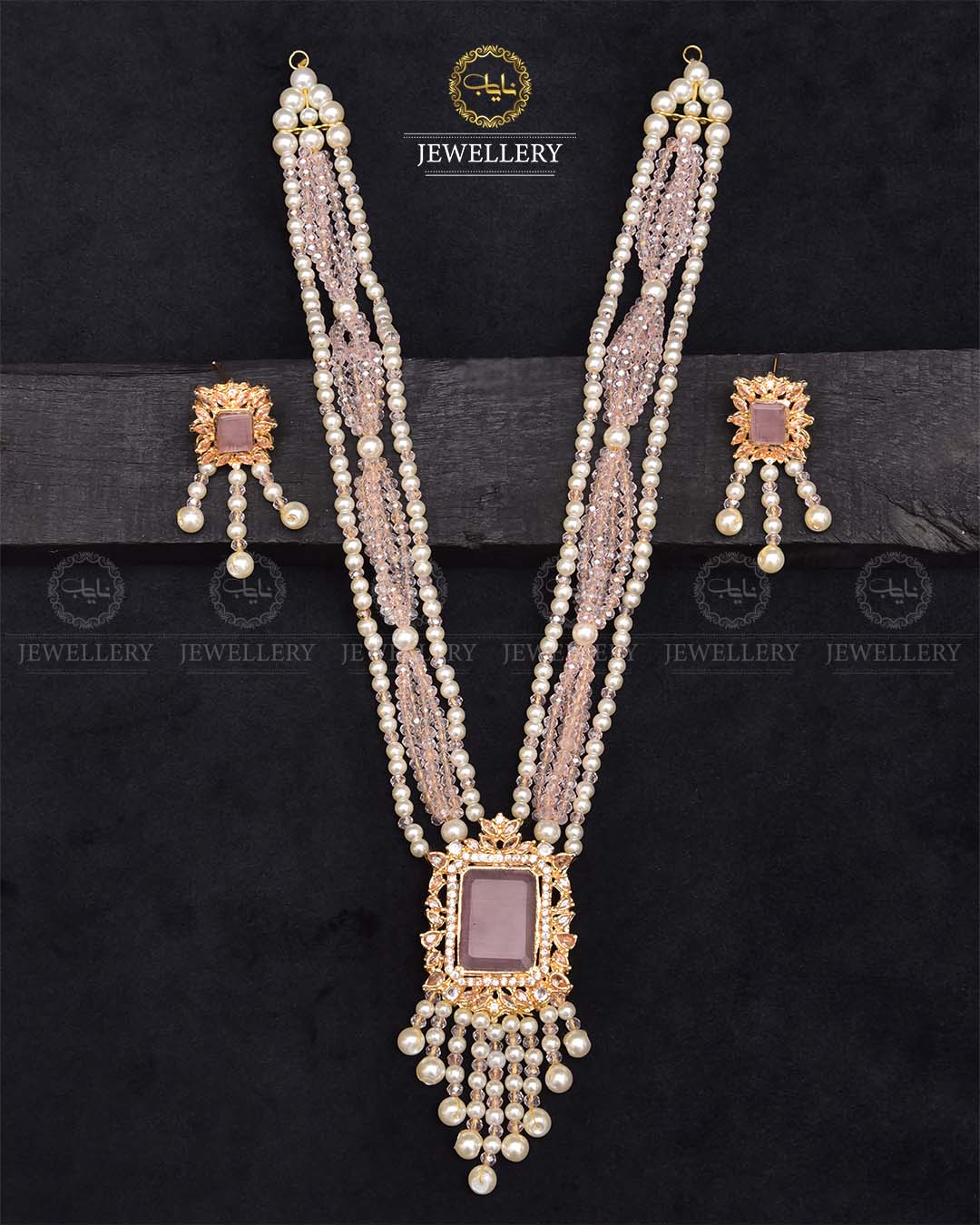 Turkish Elegant Mala set -2270-Golden