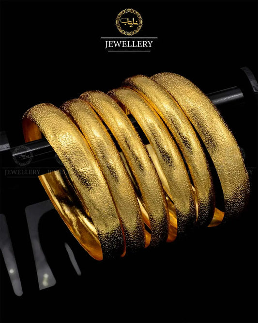 6 pcs plain Bangles set NJ -1729 Nayab Jewellery