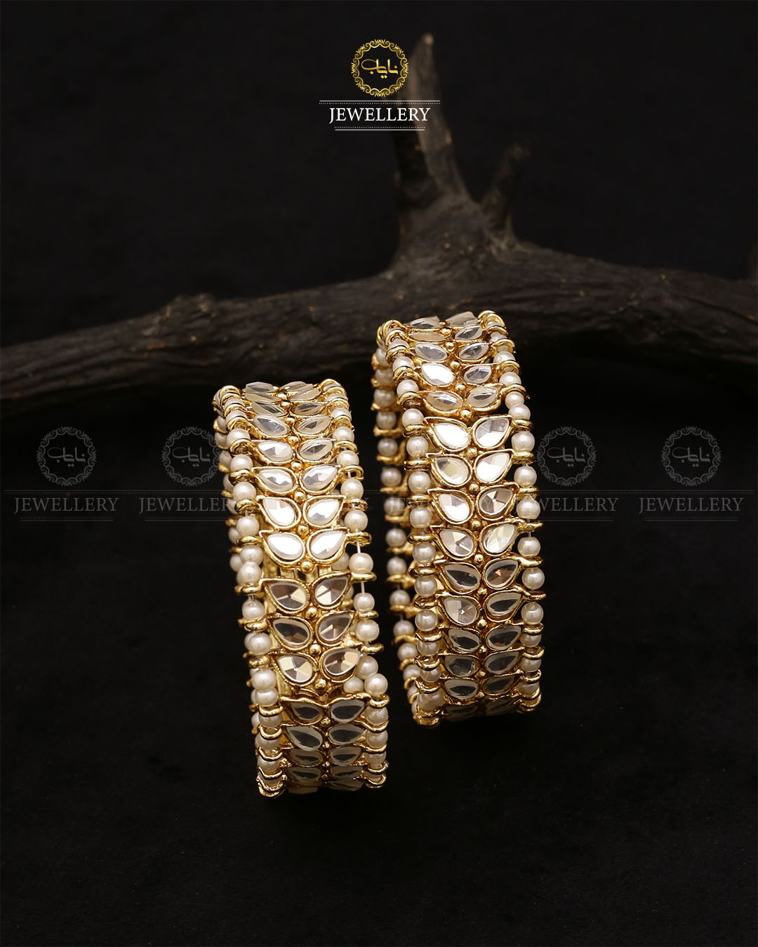 Ayesha Traditional Kundan Bangles-2690 Nayab Jewellery