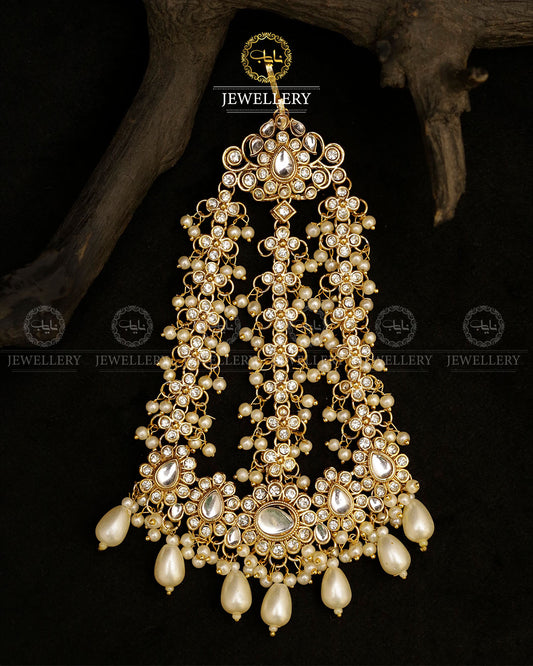 Uncut Kundan Bridal jhumer-2785