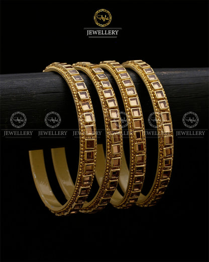Tanzeela 4 pcs Kundan Bangles set-BL-5052