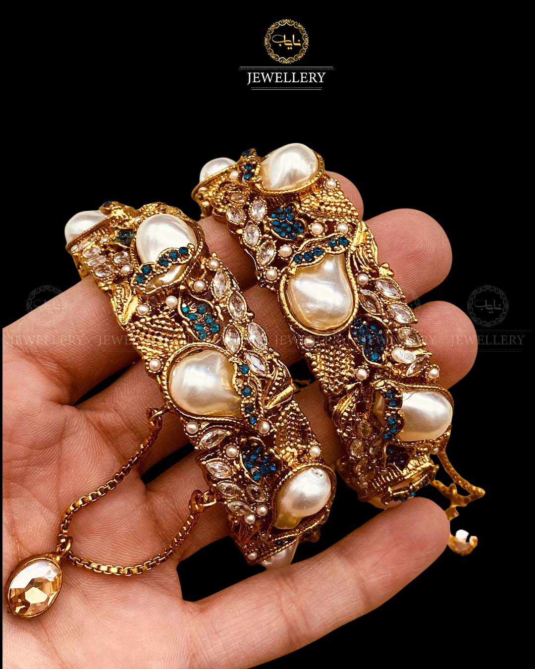 Turkish Openable Bangles (pair) BL-5045