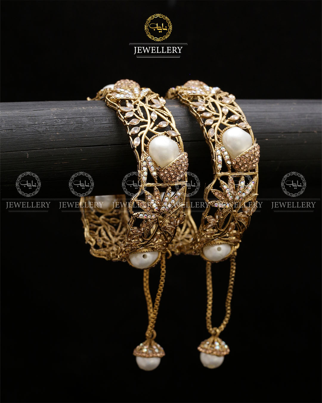 Turkish Mother Pearl openable Bangles BL-5056