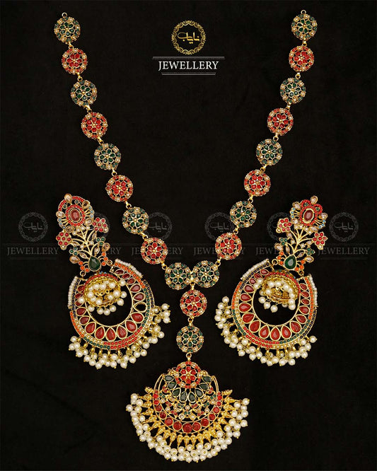 Noratan Sheesh Patti with Jhumka-2836