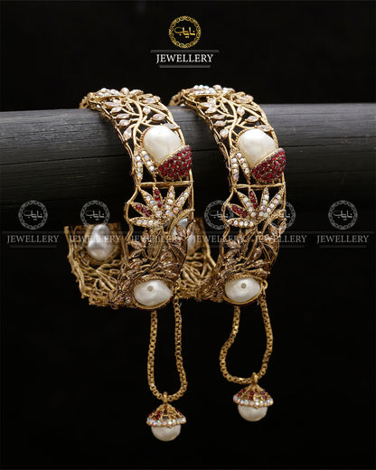 Turkish Mother Pearl openable Bangles BL-5056