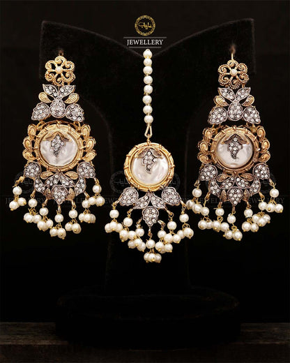 Turkish Designer Earrings Tika set-2870