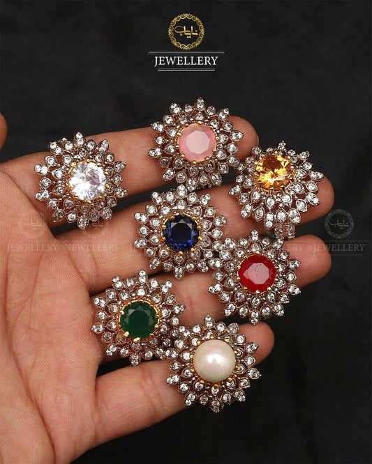 Jarao Stones Adjustable Ring-2494 Nayab Jewellery