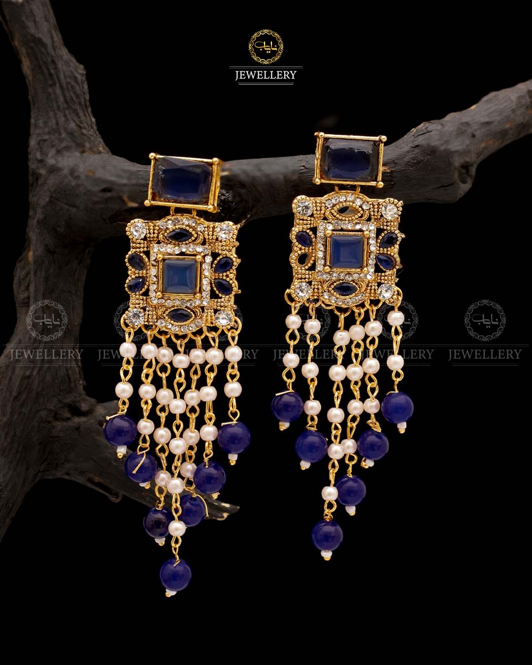 Turkish Long Tassel Earrings -2555 Nayab Jewellery