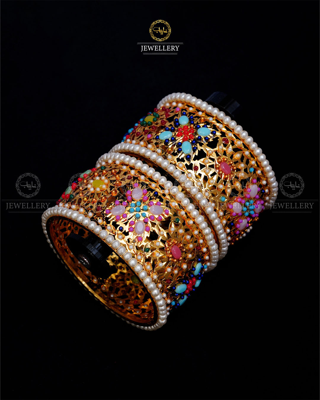 Traditional Hyedrabadi Bangles (pair)-2119