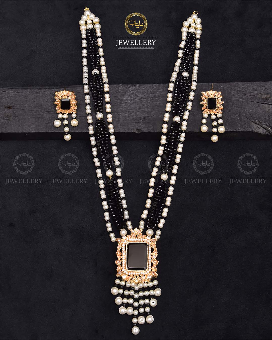 Turkish Elegant Mala set -2270-Golden