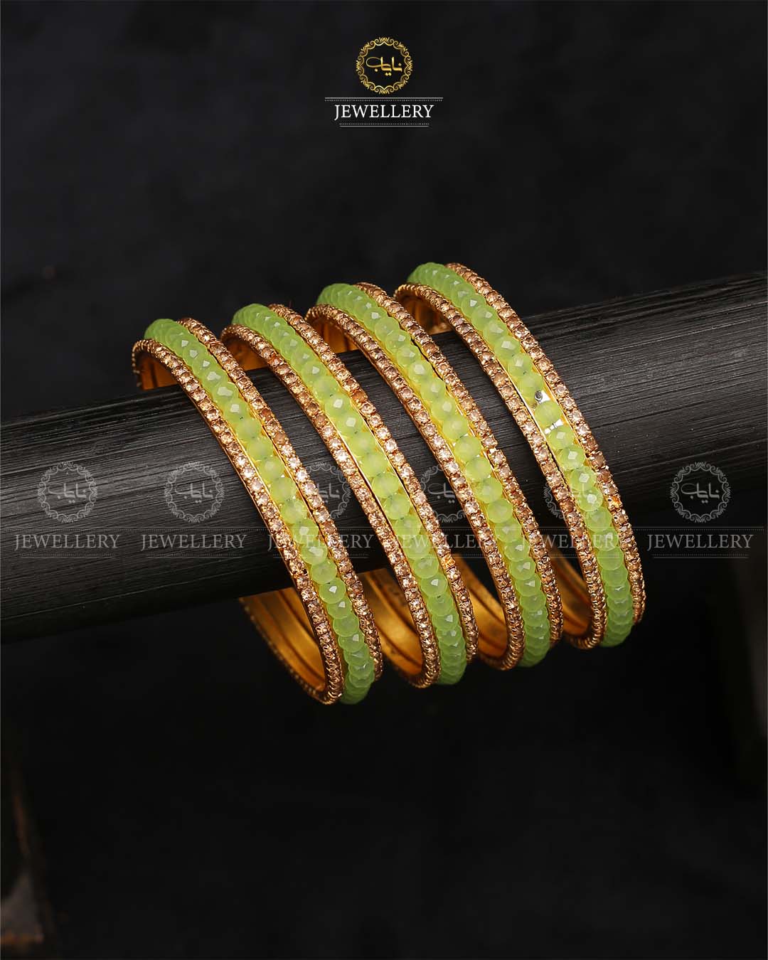 Hand made Bridal 4 pcs bangles set-2388